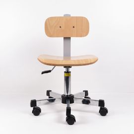 เก้าอี้ล้อเลื่อนอุตสาหกรรมแบบสองล้อพร้อมปรับความสูงพนักพิง