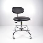 หนัง PU สีดำเหมาะกับการทำงานเก้าอี้ ESD เก้าอี้สำนักงานที่ทำงานด้วยไฟฟ้า ผู้ผลิต