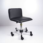 เก้าอี้ไวนิลหุ้มไวนิลสีดำ ESD ที่ใช้ในอุตสาหกรรมอิเล็กทรอนิกส์ ผู้ผลิต