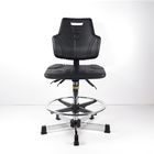 360 องศาหมุน / หมุนเก้าอี้ ESD เหมาะกับการทำงาน 350lb สำหรับโต๊ะแล็บสูง ผู้ผลิต