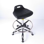 เก้าอี้คลีนรูมหมุนปรับความสูงได้ไฮดรอลิกพร้อมเก้าอี้โพลียูรีเทนป้องกันไฟฟ้าสถิตย์ ผู้ผลิต
