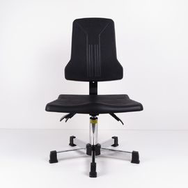 ประเทศจีน BIFMA X5.1 เก้าอี้ ESD ที่เหมาะสมกับสรีระใน Polyurethane สีดำ โรงงาน