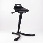 เก้าอี้นั่งโฟม PU แบบคงที่ฟรีเก้าอี้สตูล X- รุ่นคงที่อุจจาระเท้าห้องปฏิบัติการ ผู้ผลิต