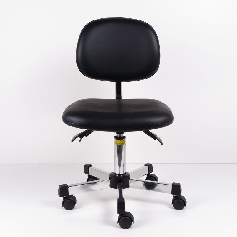 3 ระดับหนัง PU เก้าอี้ ESD เหมาะกับการทำงานยกหมุน, Clean Room ESD Lab Chairs ผู้ผลิต