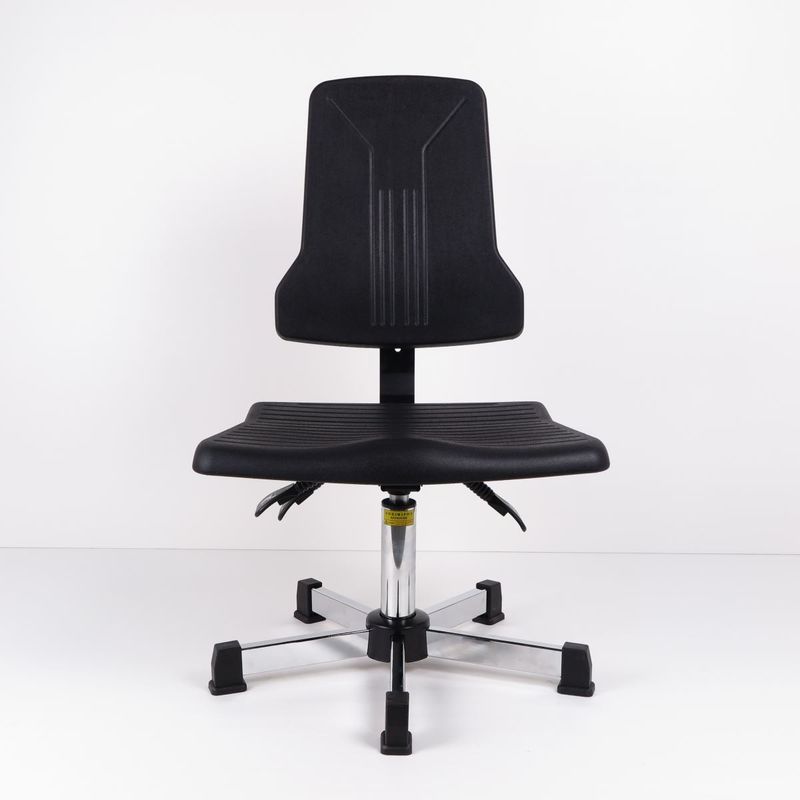BIFMA X5.1 เก้าอี้ ESD ที่เหมาะสมกับสรีระใน Polyurethane สีดำ ผู้ผลิต