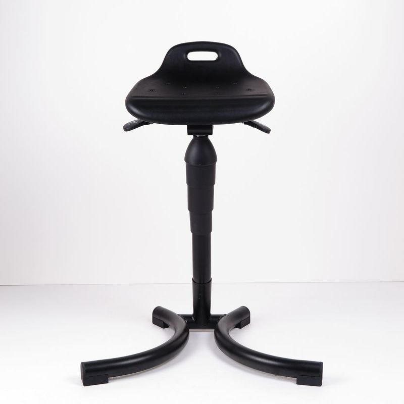 เก้าอี้นั่งโฟม PU แบบคงที่ฟรีเก้าอี้สตูล X- รุ่นคงที่อุจจาระเท้าห้องปฏิบัติการ ผู้ผลิต